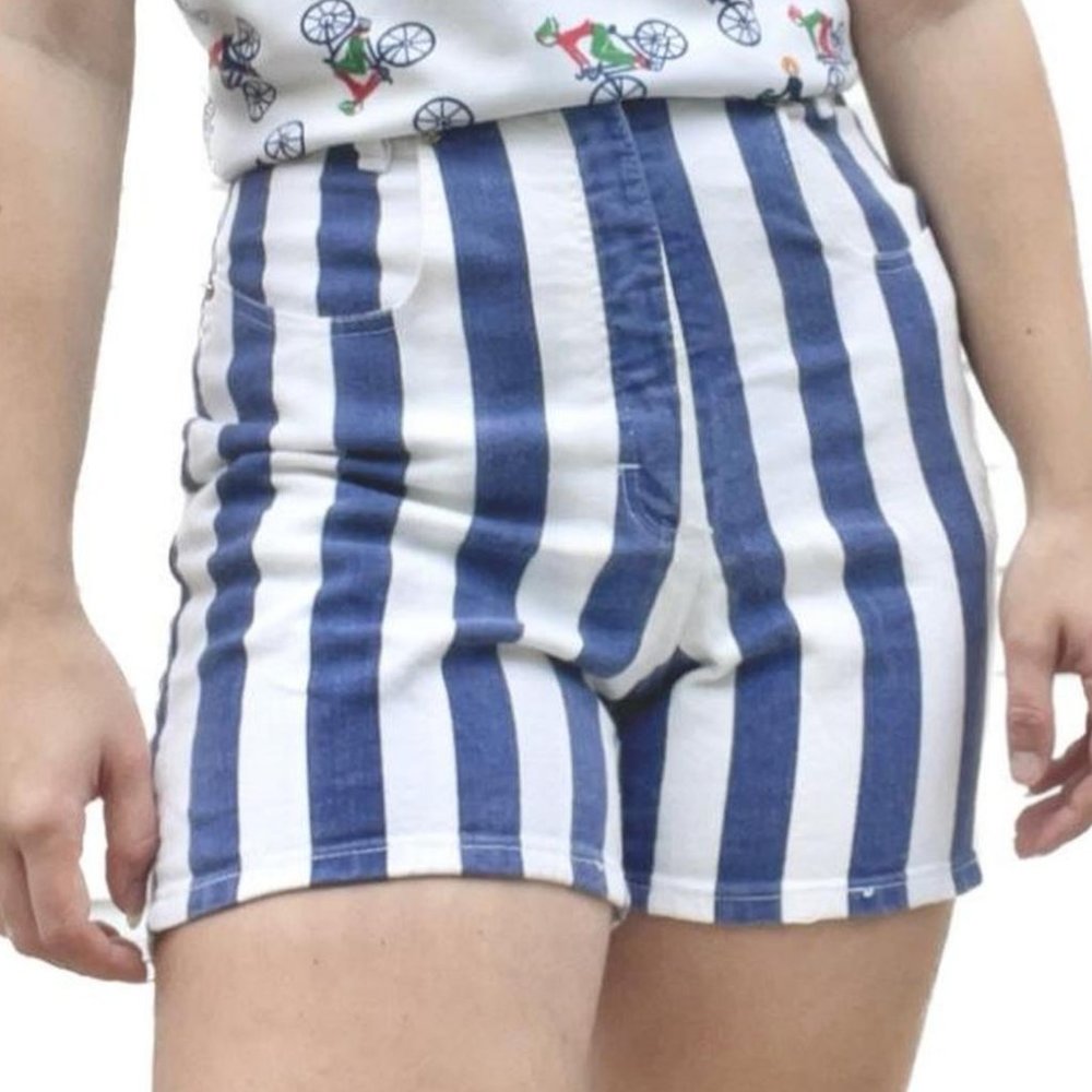 Vintage Cotton Roughwear Blues Denim Shorts